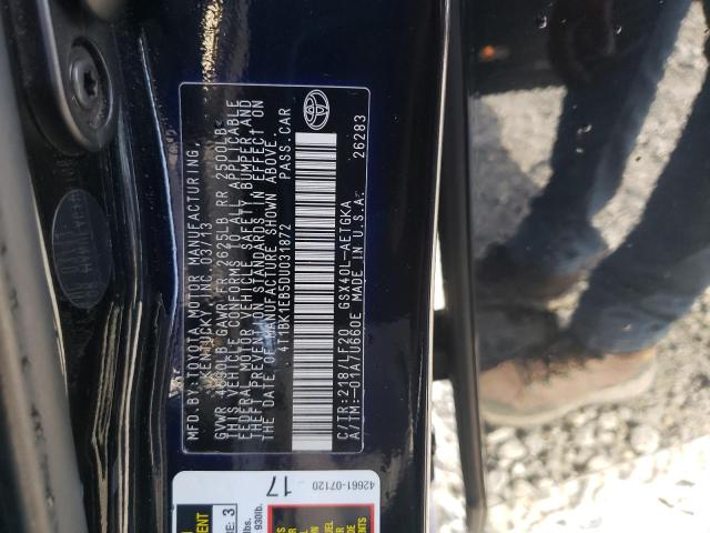 Photo 11 VIN: 4T1BK1EB5DU031872 - TOYOTA AVALON BAS 