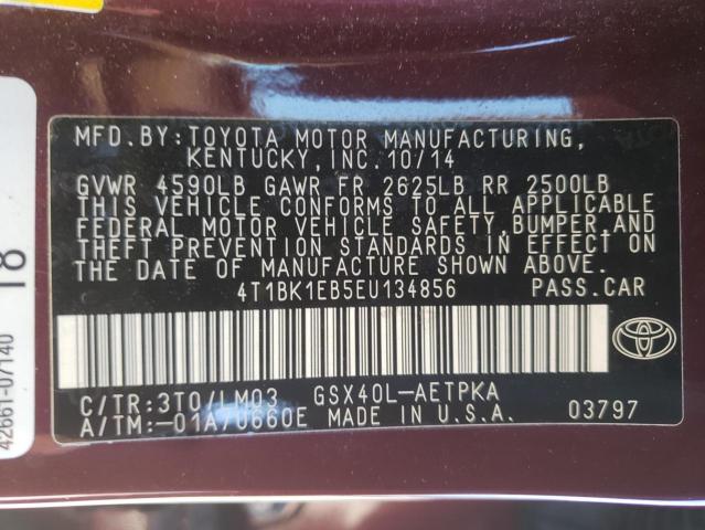 Photo 9 VIN: 4T1BK1EB5EU134856 - TOYOTA AVALON BAS 