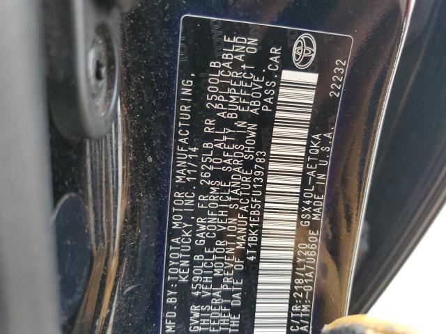 Photo 11 VIN: 4T1BK1EB5FU139783 - TOYOTA AVALON 