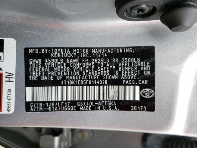 Photo 11 VIN: 4T1BK1EB5FU144028 - TOYOTA AVALON XLE 