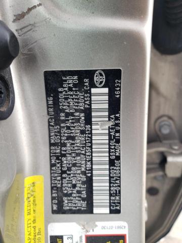 Photo 12 VIN: 4T1BK1EB5FU172136 - TOYOTA AVALON 