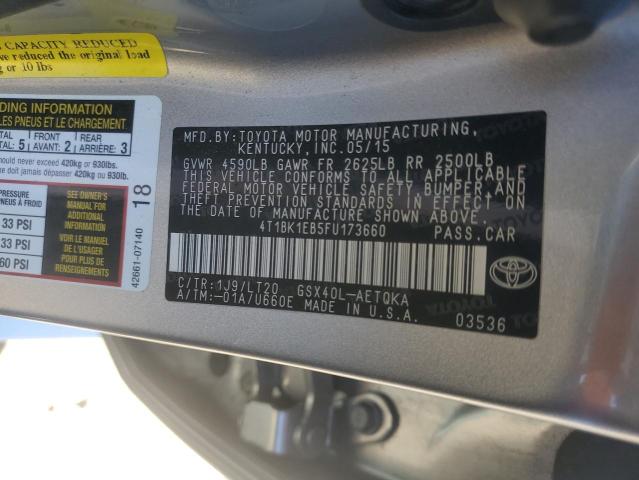 Photo 11 VIN: 4T1BK1EB5FU173660 - TOYOTA AVALON XLE 