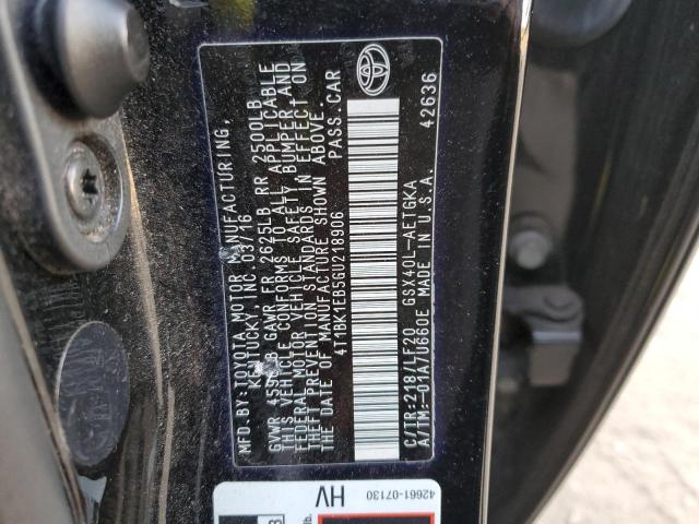 Photo 11 VIN: 4T1BK1EB5GU218906 - TOYOTA AVALON XLE 