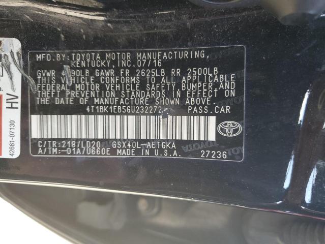 Photo 11 VIN: 4T1BK1EB5GU232272 - TOYOTA AVALON XLE 