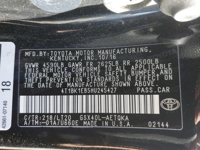 Photo 11 VIN: 4T1BK1EB5HU245427 - TOYOTA AVALON 