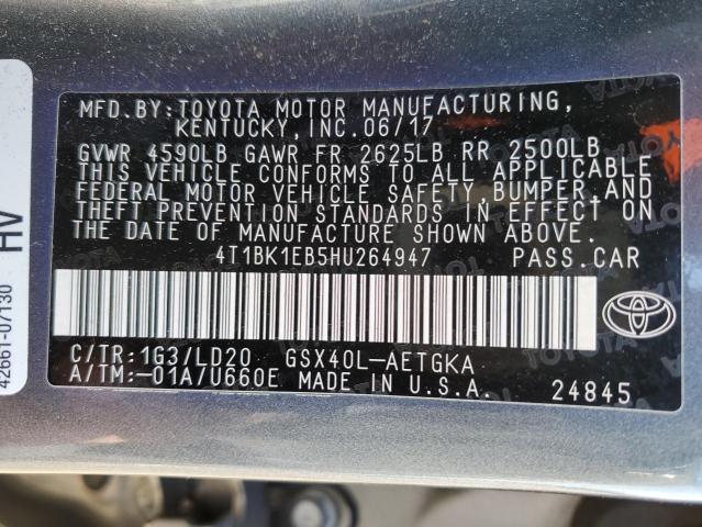 Photo 11 VIN: 4T1BK1EB5HU264947 - TOYOTA AVALON 