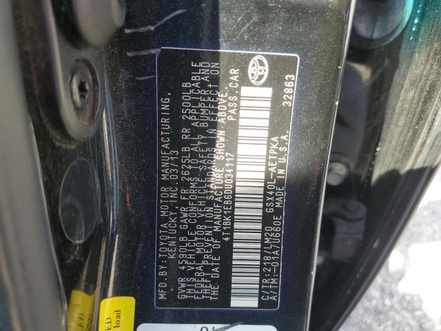 Photo 11 VIN: 4T1BK1EB6DU034117 - TOYOTA AVALON BAS 