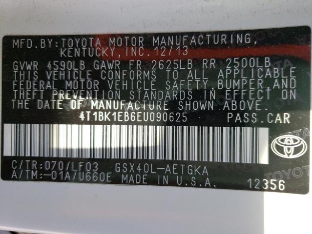 Photo 9 VIN: 4T1BK1EB6EU090625 - TOYOTA AVALON BAS 