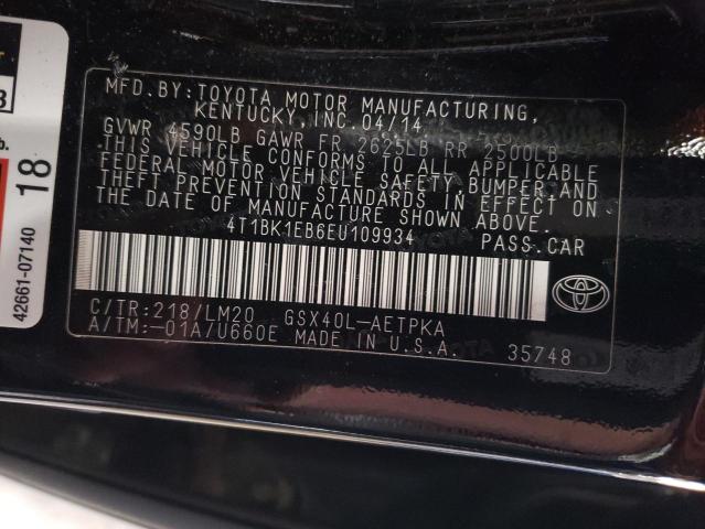 Photo 12 VIN: 4T1BK1EB6EU109934 - TOYOTA AVALON BAS 