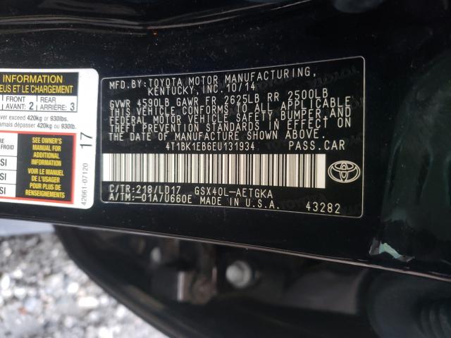 Photo 9 VIN: 4T1BK1EB6EU131934 - TOYOTA AVALON BAS 