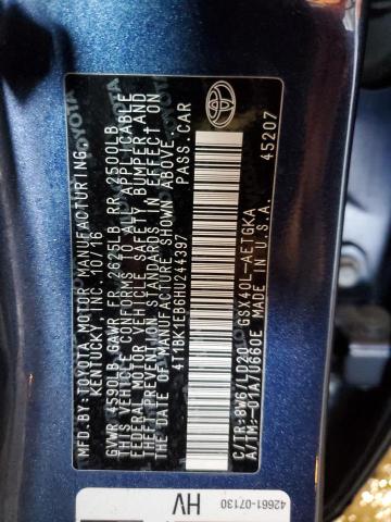 Photo 12 VIN: 4T1BK1EB6HU244397 - TOYOTA AVALON XLE 