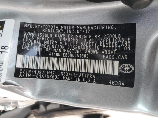 Photo 11 VIN: 4T1BK1EB6HU251883 - TOYOTA AVALON XLE 