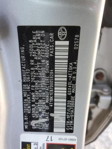 Photo 11 VIN: 4T1BK1EB7DU059284 - TOYOTA AVALON BAS 