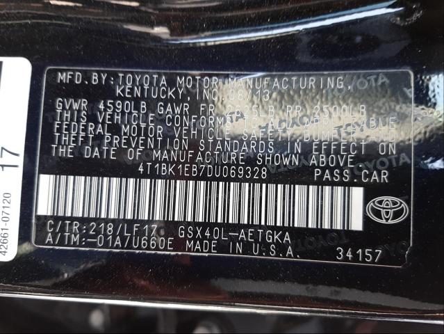 Photo 9 VIN: 4T1BK1EB7DU069328 - TOYOTA AVALON BAS 