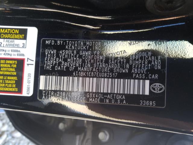 Photo 9 VIN: 4T1BK1EB7EU082517 - TOYOTA AVALON BAS 