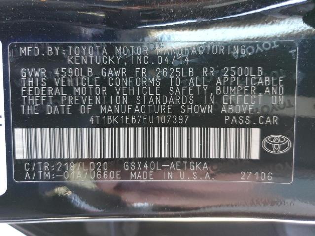 Photo 11 VIN: 4T1BK1EB7EU107397 - TOYOTA AVALON 