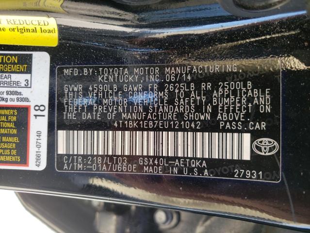 Photo 9 VIN: 4T1BK1EB7EU121042 - TOYOTA AVALON BAS 