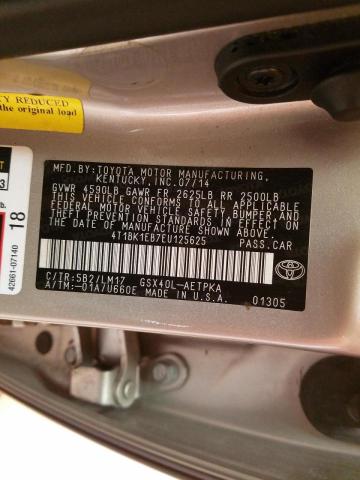 Photo 9 VIN: 4T1BK1EB7EU125625 - TOYOTA AVALON BAS 