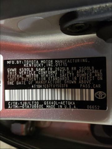 Photo 9 VIN: 4T1BK1EB7FU150378 - TOYOTA AVALON XLE 