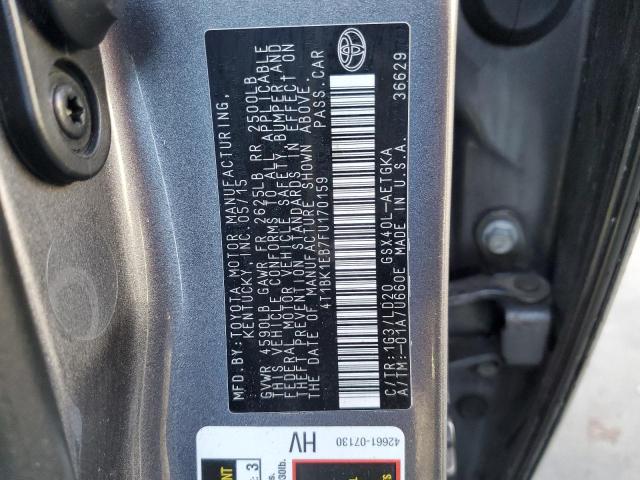 Photo 12 VIN: 4T1BK1EB7FU170159 - TOYOTA AVALON XLE 