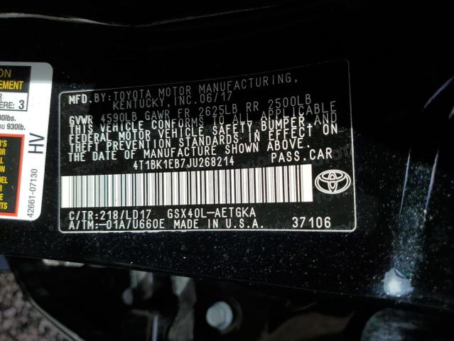 Photo 12 VIN: 4T1BK1EB7JU268214 - TOYOTA AVALON XLE 