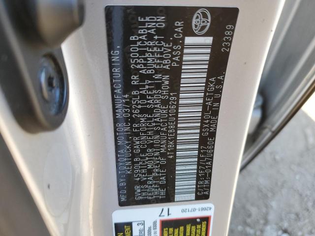 Photo 9 VIN: 4T1BK1EB8EU106291 - TOYOTA AVALON BAS 