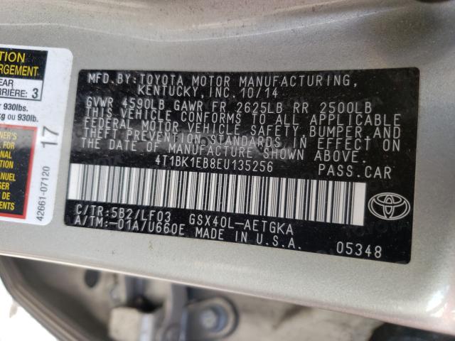 Photo 9 VIN: 4T1BK1EB8EU135256 - TOYOTA AVALON BAS 