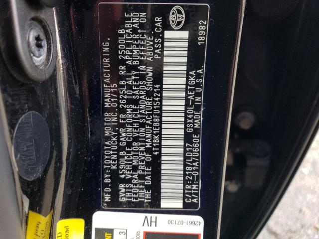 Photo 11 VIN: 4T1BK1EB8FU154214 - TOYOTA AVALON XLE 