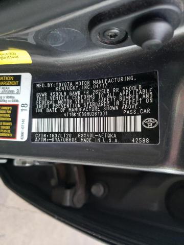 Photo 9 VIN: 4T1BK1EB8HU261301 - TOYOTA AVALON XLE 