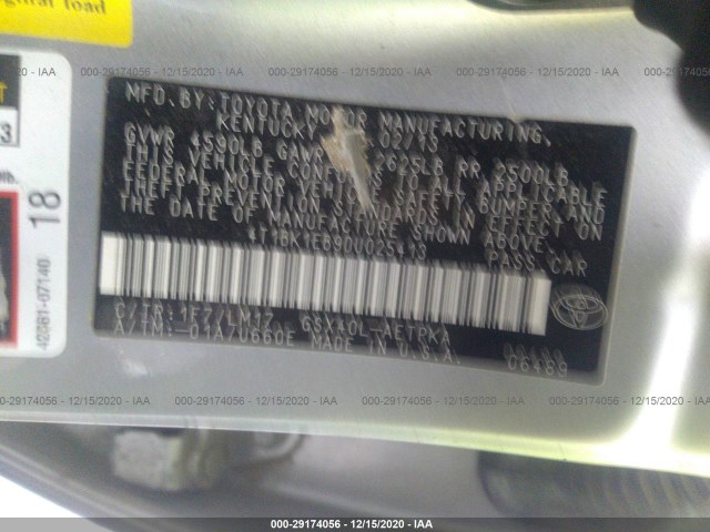 Photo 8 VIN: 4T1BK1EB9DU025413 - TOYOTA AVALON 