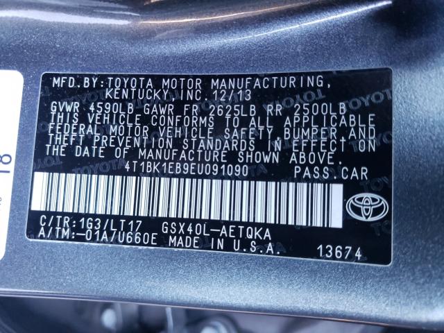 Photo 9 VIN: 4T1BK1EB9EU091090 - TOYOTA AVALON BAS 