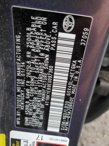 Photo 11 VIN: 4T1BK1EB9EU097360 - TOYOTA AVALON 