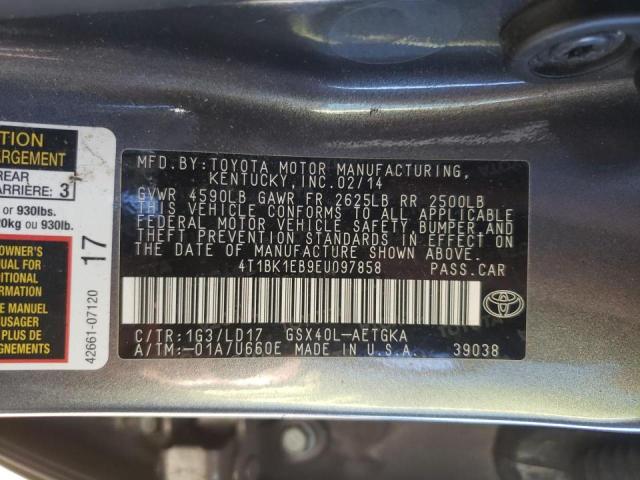 Photo 12 VIN: 4T1BK1EB9EU097858 - TOYOTA AVALON BAS 