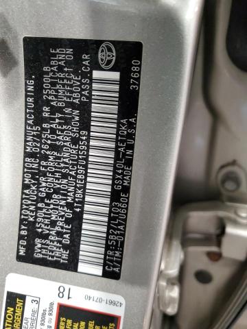 Photo 12 VIN: 4T1BK1EB9FU159549 - TOYOTA AVALON XLE 