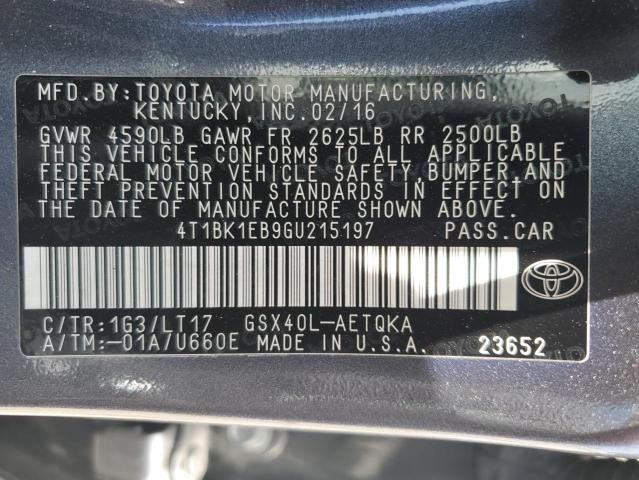 Photo 11 VIN: 4T1BK1EB9GU215197 - TOYOTA AVALON XLE 