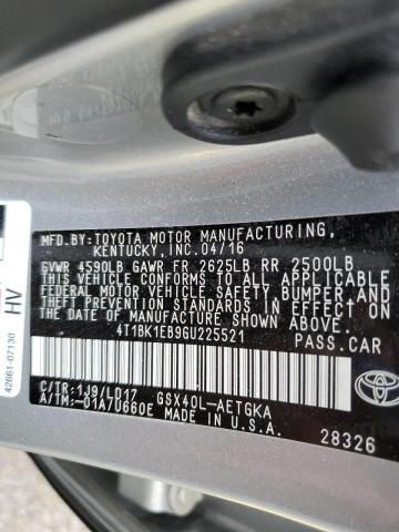 Photo 9 VIN: 4T1BK1EB9GU225521 - TOYOTA AVALON XLE 