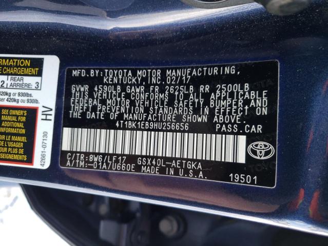 Photo 9 VIN: 4T1BK1EB9HU256656 - TOYOTA AVALON XLE 