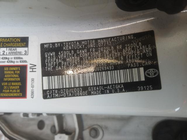 Photo 9 VIN: 4T1BK1EB9JU269493 - TOYOTA AVALON XLE 