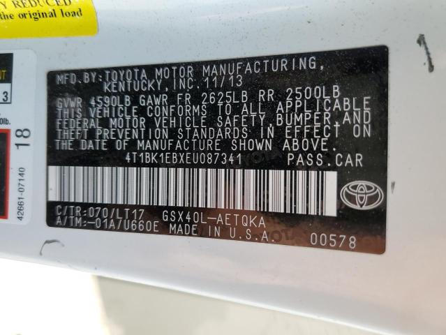 Photo 11 VIN: 4T1BK1EBXEU087341 - TOYOTA AVALON BAS 