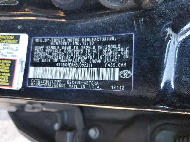 Photo 9 VIN: 4T1BK1EBXEU092314 - TOYOTA AVALON BAS 