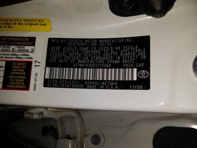 Photo 9 VIN: 4T1BK1EBXEU117048 - TOYOTA AVALON BAS 