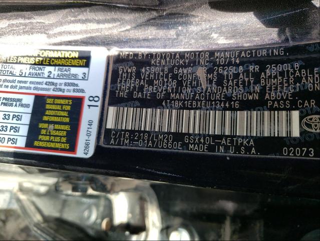 Photo 9 VIN: 4T1BK1EBXEU134416 - TOYOTA AVALON BAS 