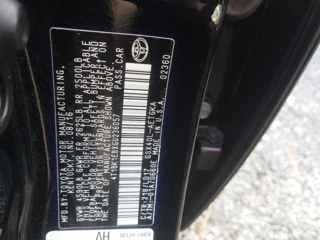 Photo 9 VIN: 4T1BK1EBXGU236057 - TOYOTA AVALON 