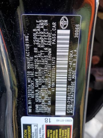 Photo 11 VIN: 4T1BK1EBXGU241470 - TOYOTA AVALON XLE 