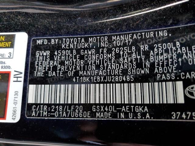 Photo 9 VIN: 4T1BK1EBXJU280485 - TOYOTA AVALON XLE 