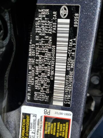 Photo 12 VIN: 4T1BK1FK0EU540008 - TOYOTA CAMRY 