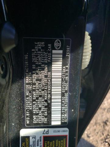 Photo 11 VIN: 4T1BK1FK0EU545208 - TOYOTA CAMRY 