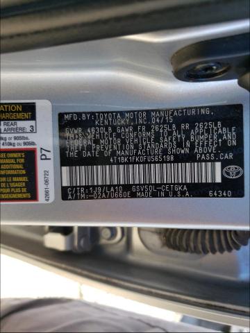 Photo 9 VIN: 4T1BK1FK0FU565198 - TOYOTA CAMRY XSE 