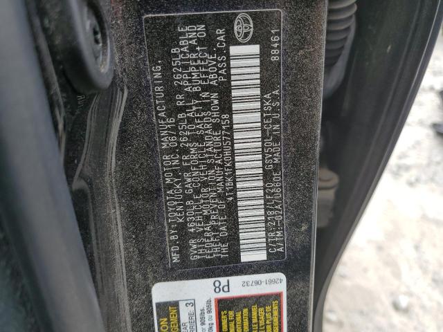 Photo 12 VIN: 4T1BK1FK0HU577158 - TOYOTA CAMRY XSE 