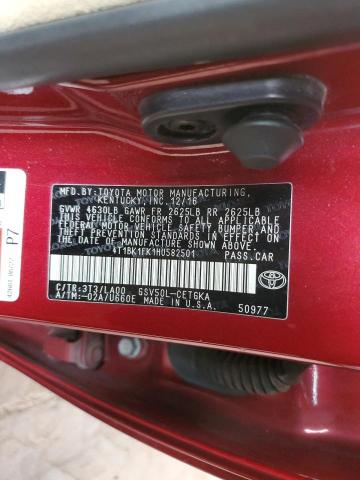 Photo 12 VIN: 4T1BK1FK1HU582501 - TOYOTA CAMRY XSE 